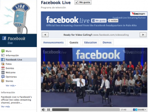 El moderador fue Mark Zuckerberg, CEO de Facebook. Imagen tomada de Facebook.
