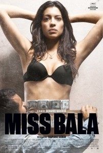Cartel promocional de la cinta Miss Bala