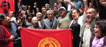 Homenaje a Arnoldo Martínez Verdugo en Tlalpán. Foto: Alejandro Meléndez.
