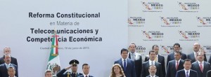 Fotografía: “10 de junio 2013 – firma del decreto de la Reforma Constitucional en Materia de Telecomunicaciones” por Gobierno de Aguascalientes @ Flickr
