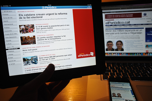"El Periódico a l'iPad". Saül Gordillo @Flickr