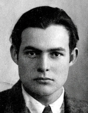 Ernest Hemingway's 1923 passport photo