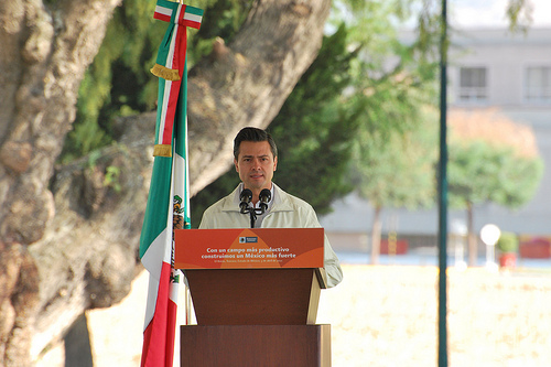Enrique Peña Nieto, Mexico State Governor, spe...