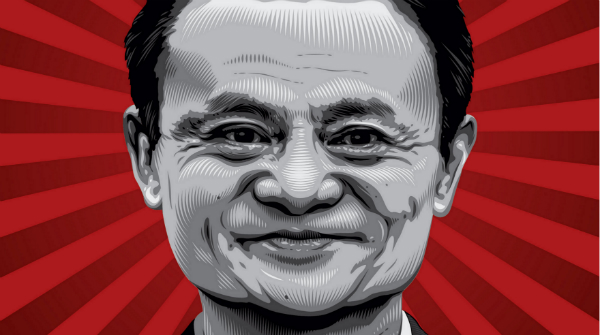 Gráfico de la revista Times que nombró a Jack Ma uno de los personajes de este  2014.