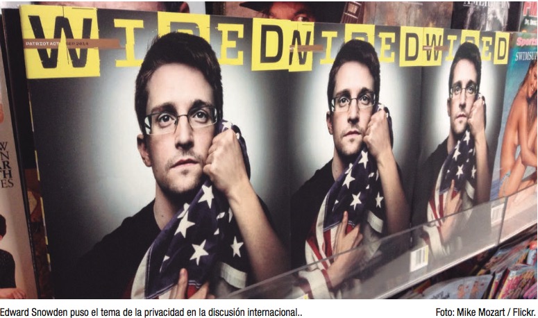 Edward Snowden puso el tema de la privacidad en la discusión internacional.. - Foto: Mike Mozart / Flickr